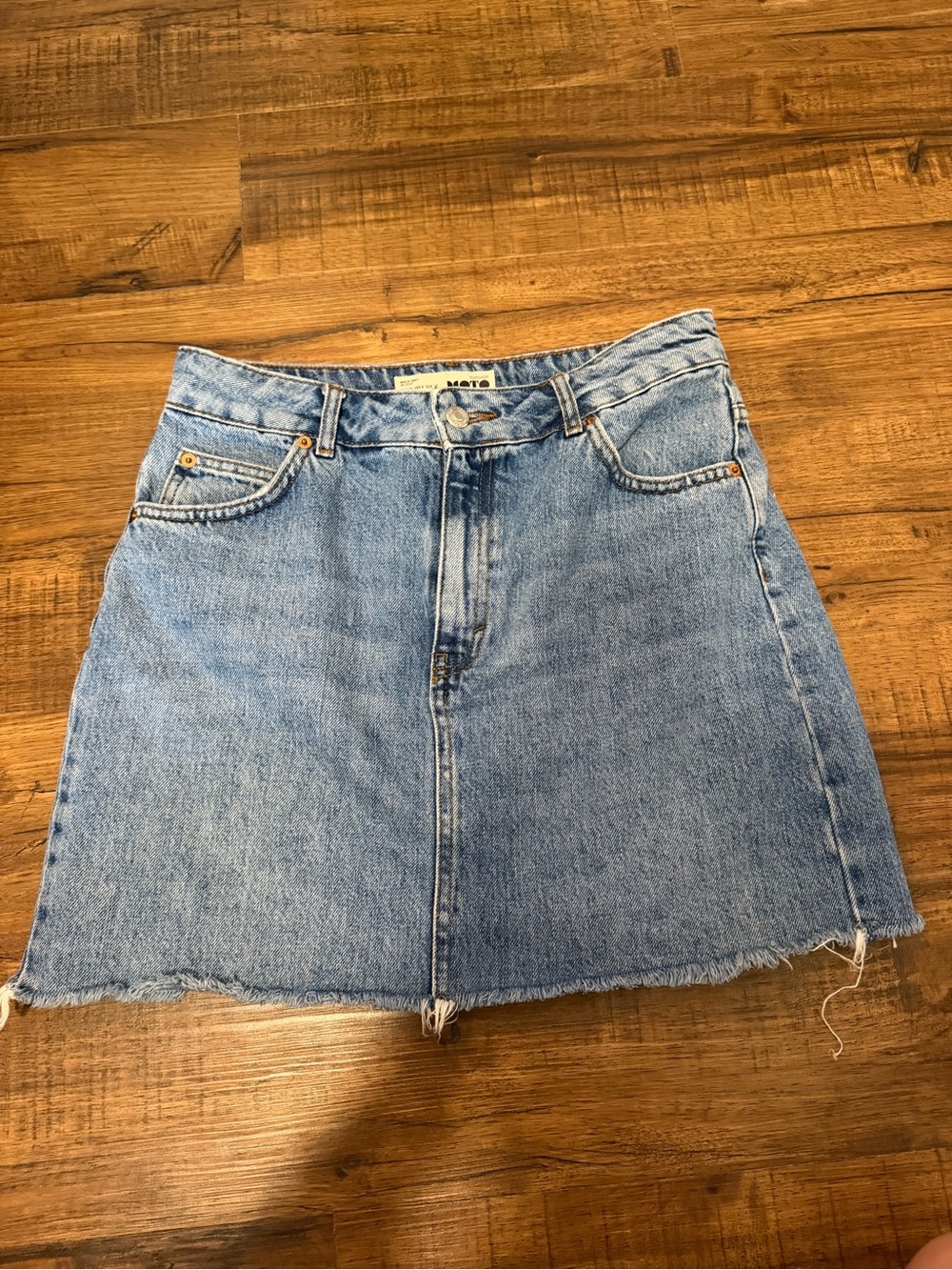 TOPSHOP MOTO Denim Skirt